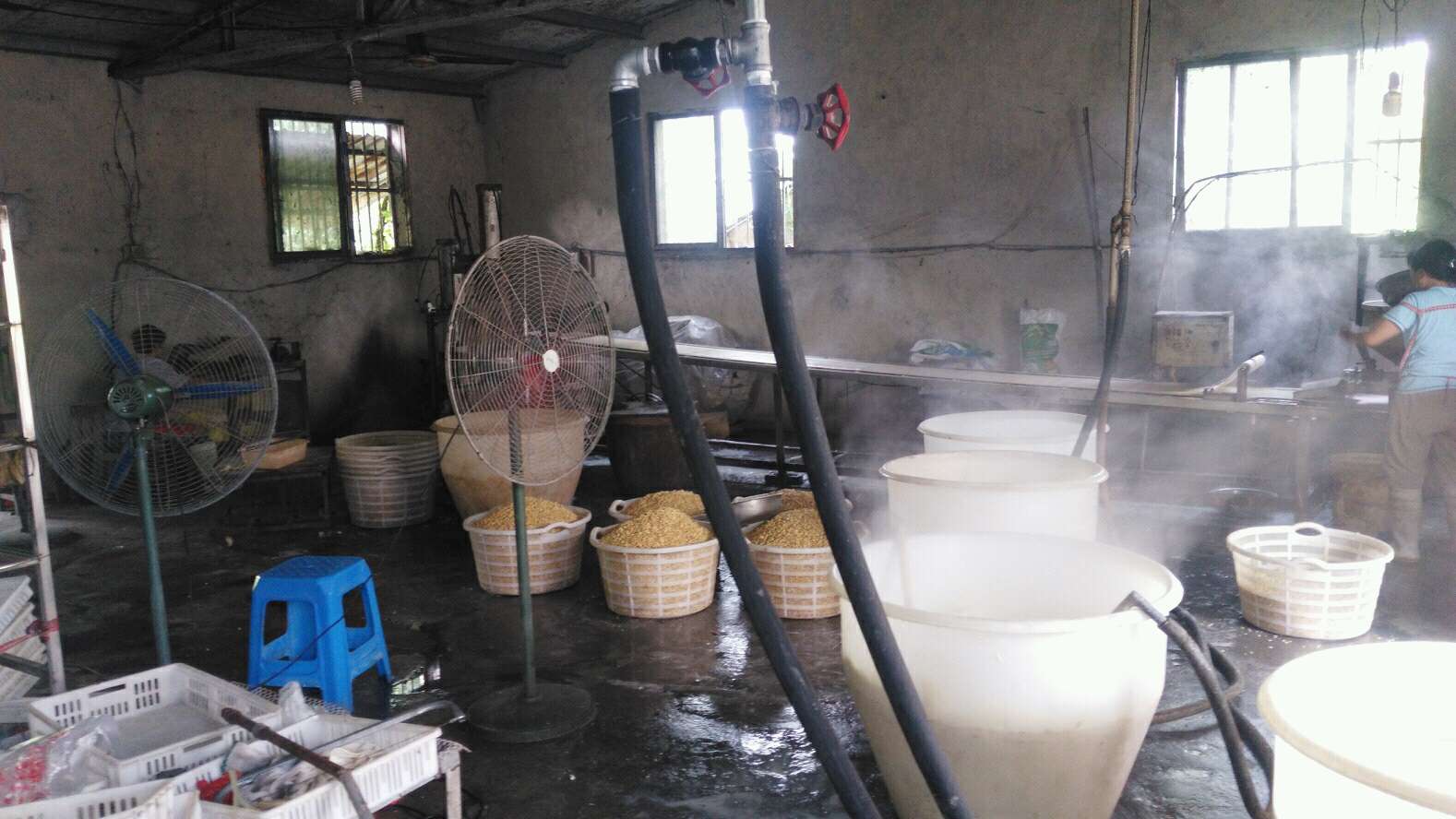 煮豆漿加工廠使用火排效果不好，換上午夜最污视频APP熱效高，加快企業高效生產