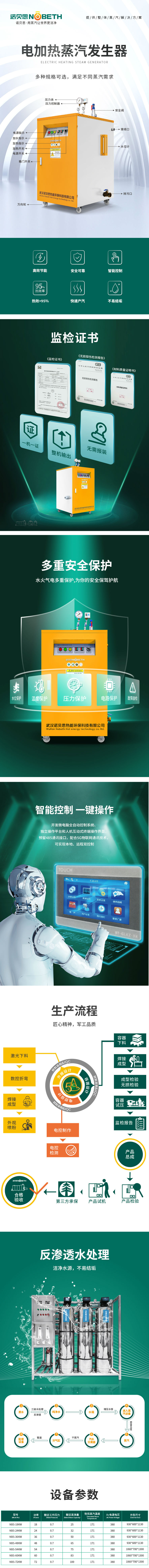 食品加工小型蒸汽發生器