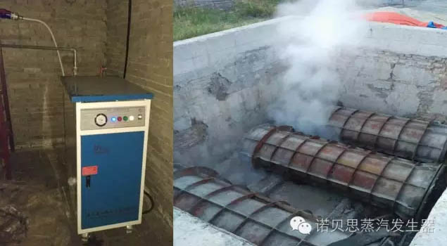 陝西水泥製管廠72kw電蒸汽發生器預製構件養護方案